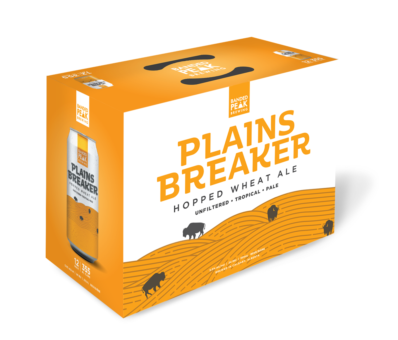 BANDED PEAK PLAINSBREAKER PALE ALE 355ML 12PK CAN