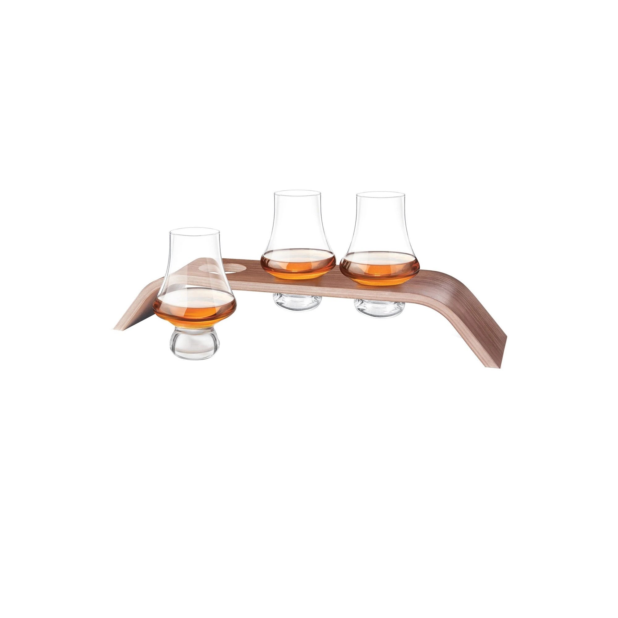 FINAL TOUCH 4 PIECE WHISKEY FLIGHT TASTING SET