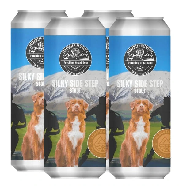 SCREAMING RETRIEVER SILKY SIDE STEP STOUT 473ML 4PK CAN