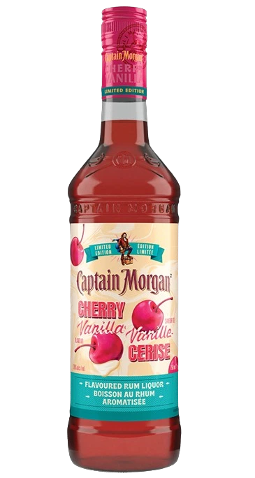 CAPTAIN MORGAN CHERRY VANILLA SPICED RUM 750ML
