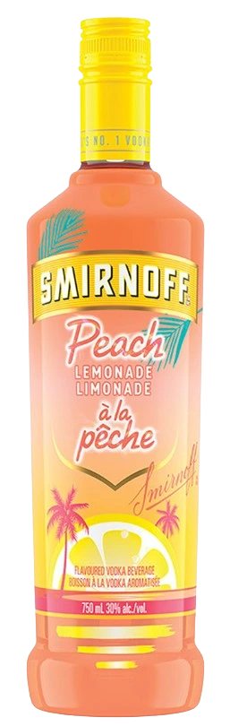 SMIRNOFF PEACH LEMONADE VODKA 750ML