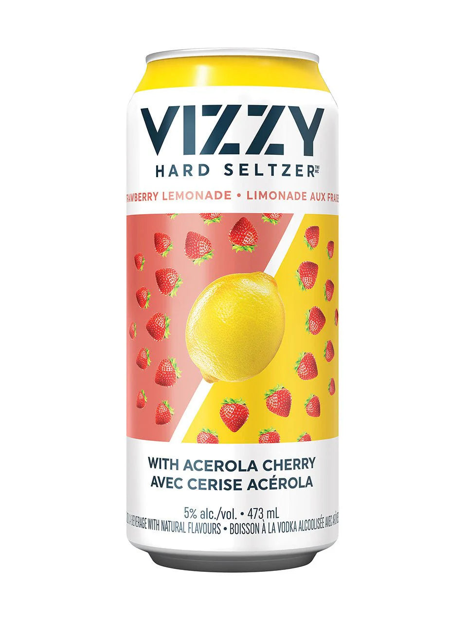 VIZZY HARD SELTZER STRAWBERRY LEMONADE 473ML CAN