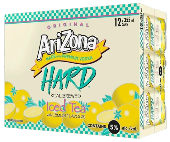 ARIZONA HARD LEMON TEA 355ML 12PK CAN