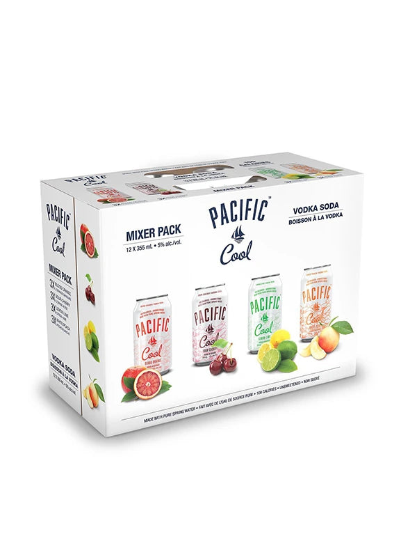 PACIFIC COOL VODKA SODA MIXER 355ML 12PK CAN @ Deerfoot City [1038550]