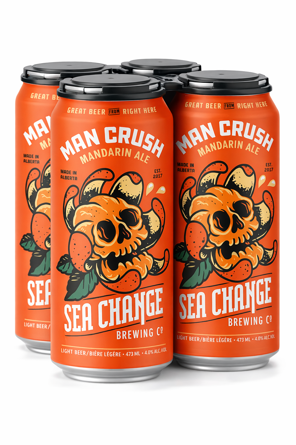 SEA CHANGE MAN CRUSH MANDARIN ALE 473ML 4PK CAN