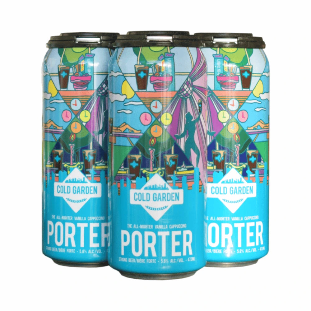 COLD GARDEN ALL NIGHTER VAN CAPP PORTER 473ML 4PK CAN