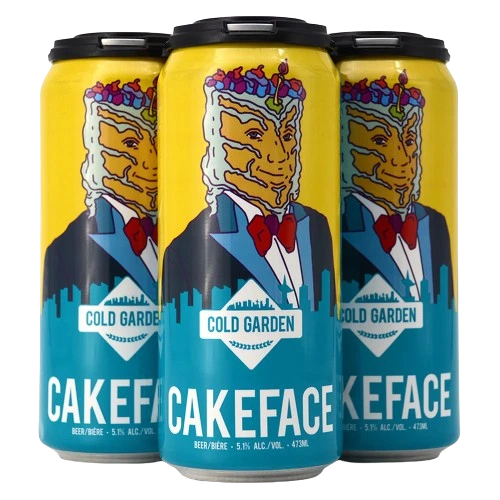 COLD GARDEN CAKEFACE 473ML 4PK CAN