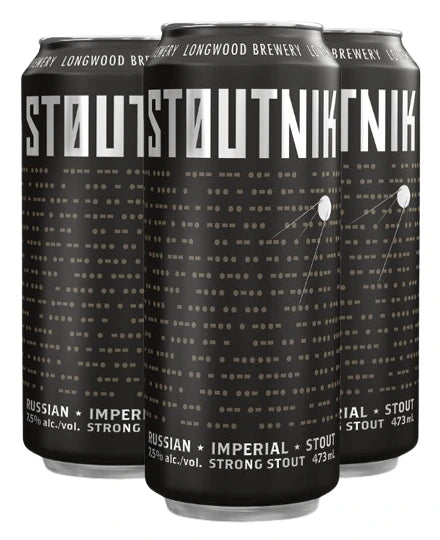 LONGWOOD STOUTNIK RUSSIAN IMPERIAL STOUT 473ML 4PK CAN