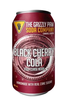 GRIZZLY PAW BLACK CHERRY COLA 355ML CAN