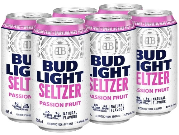 BUD LIGHT SELTZER PASSIONFRUIT 355ML 6PK CAN