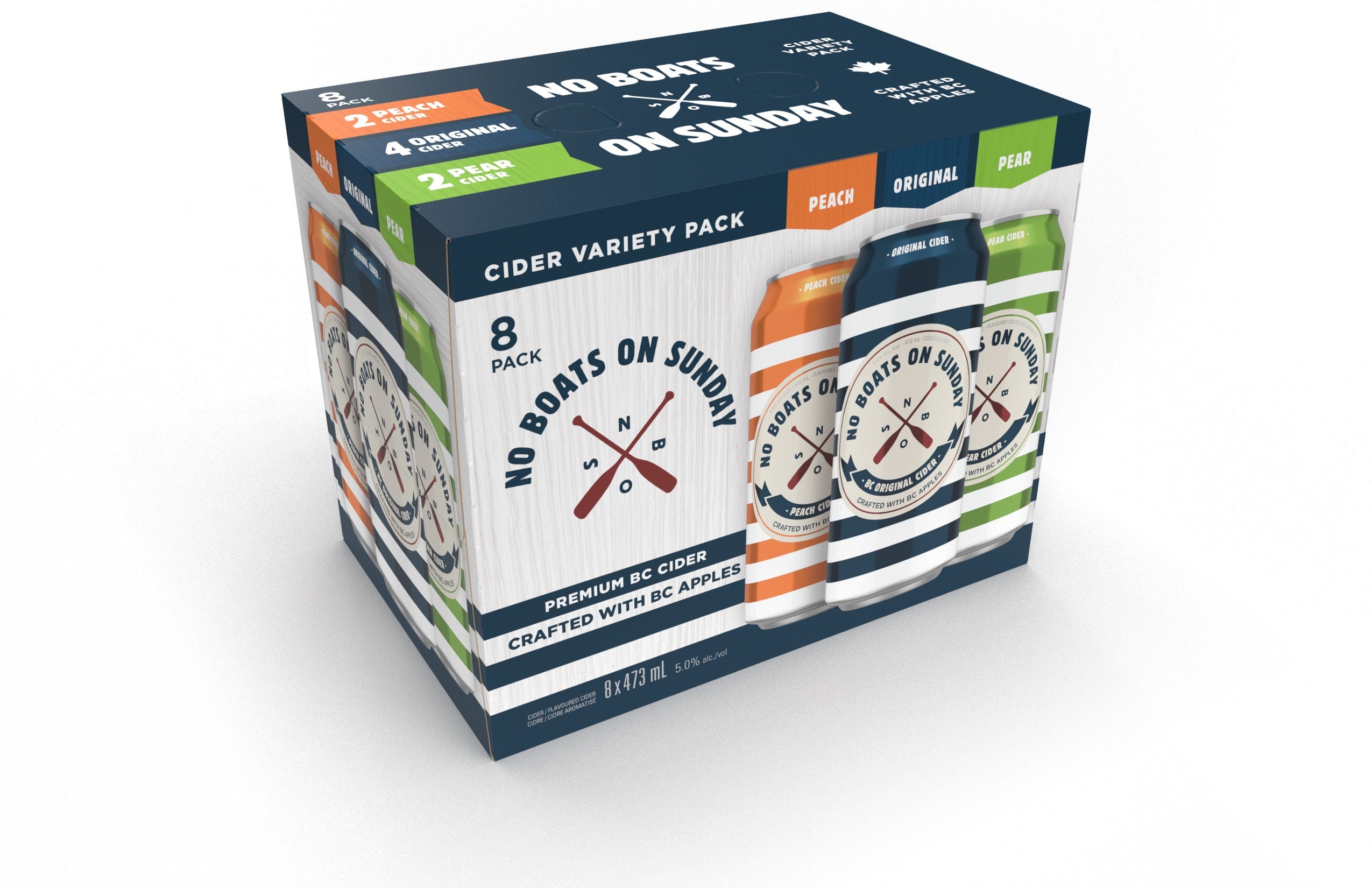 NO BOATS ON SUNDAY CIDER MIXER 473ML 8PK CAN