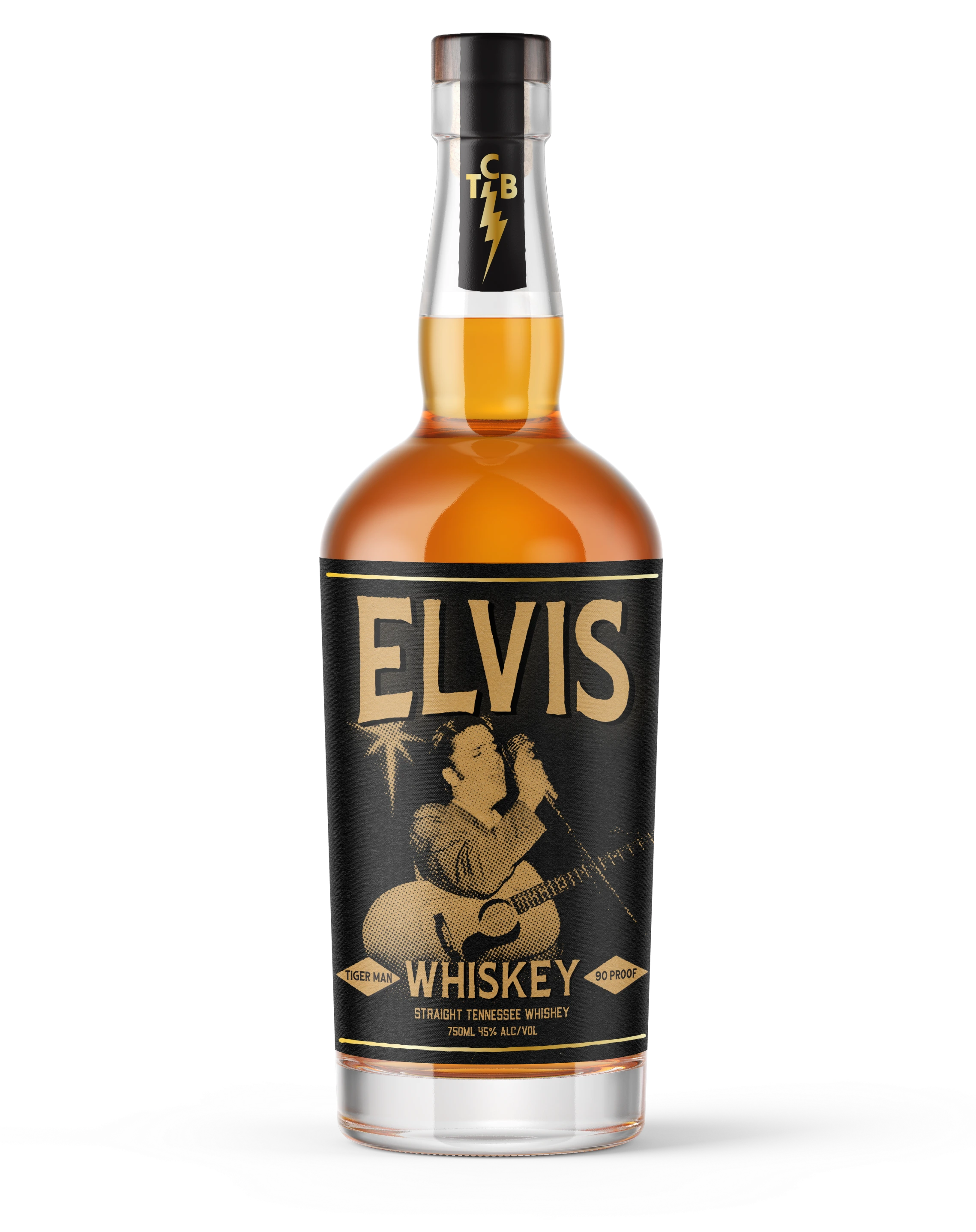ELVIS STRAIGHT TENNESSEE WHISKEY 750ML