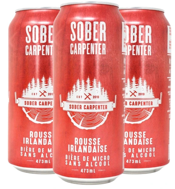 SOBER CARPENTER NON ALC CRAFT IRISH RED 473ML 4PK CAN