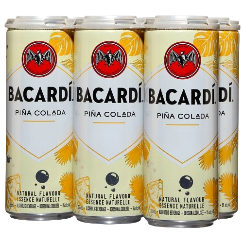 BACARDI PINA COLADA 355ML 6PK CAN
