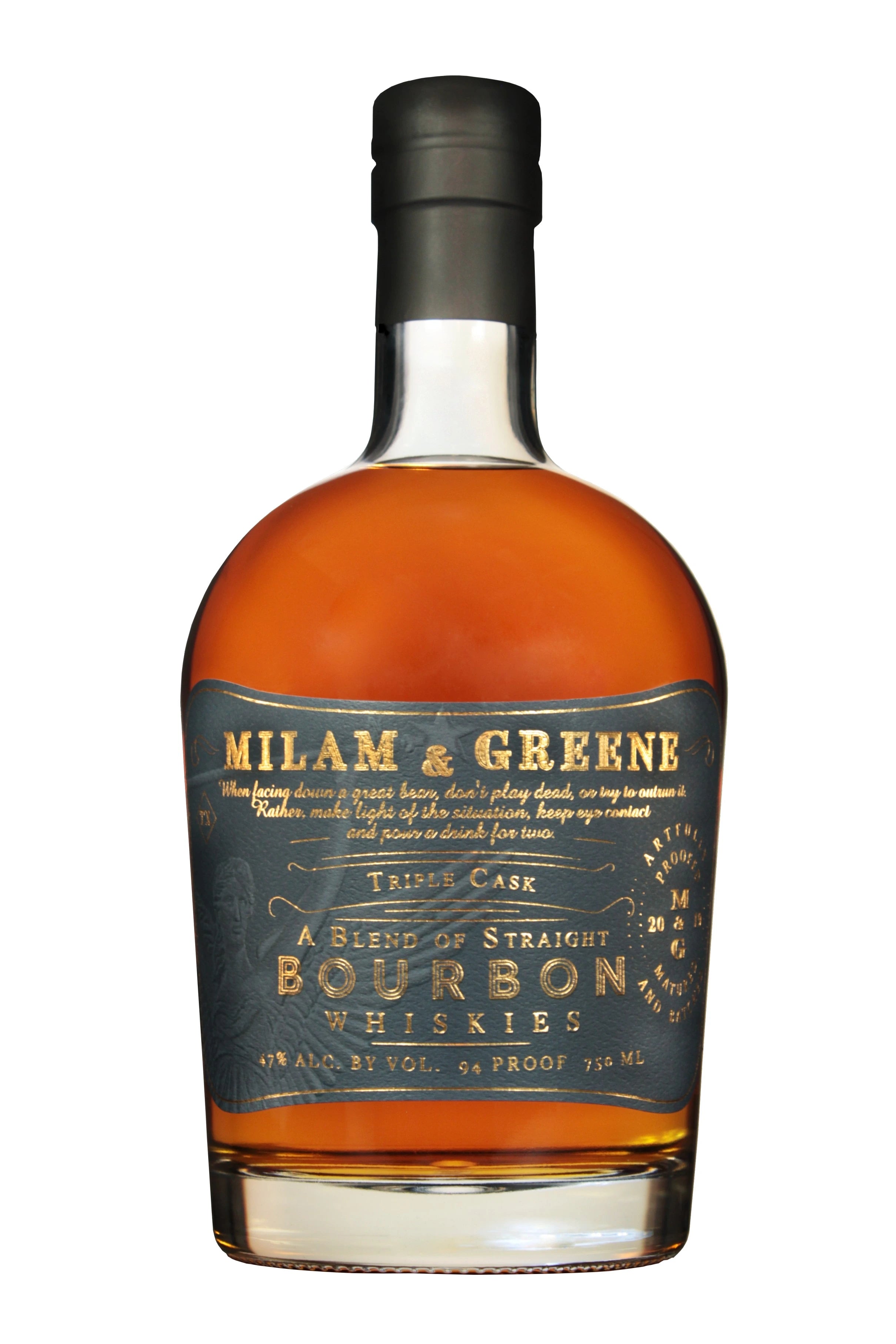 MILAM & GREEN TRIPLE CASK BOURBON 750ML