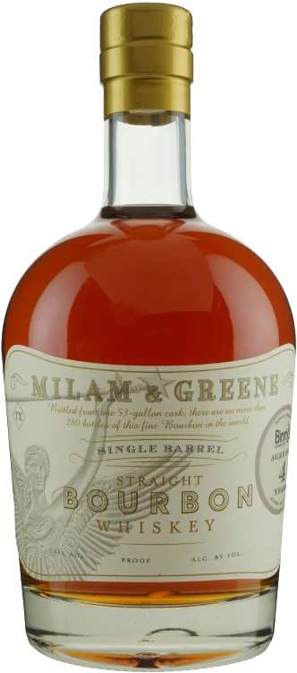 MILAM & GREEN SINGLE BARREL BOURBON 750ML
