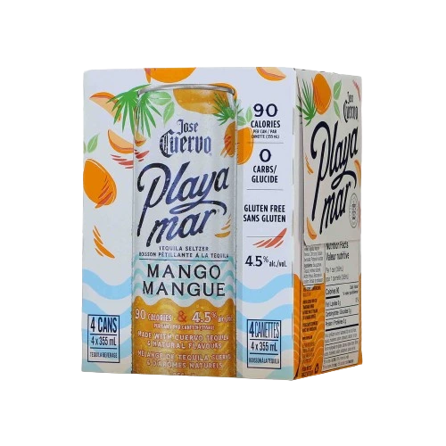JOSE CUERVO PLAYAMAR MANGO 355ML 4PK CAN