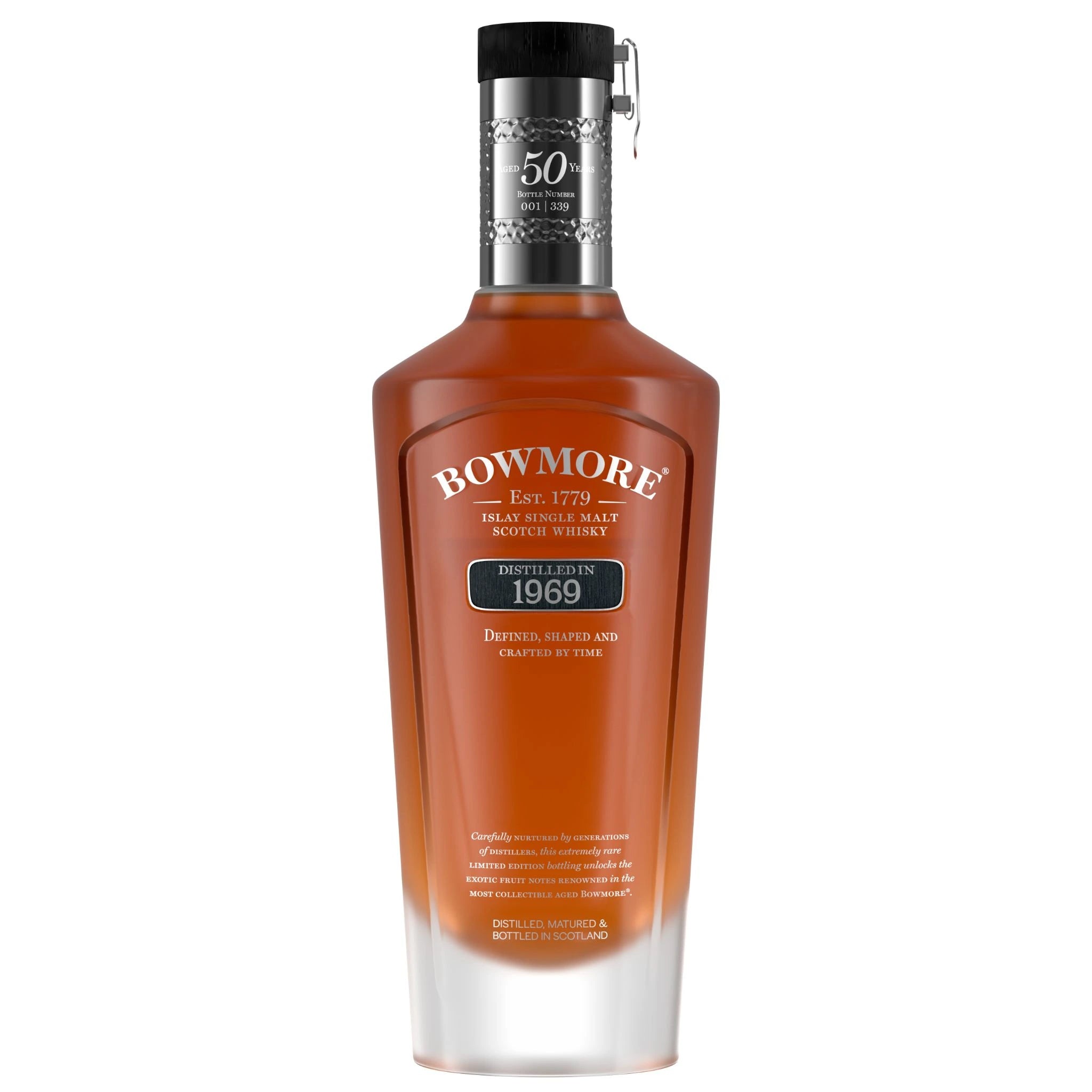 BOWMORE 50YR 1969 ISLAY SINGLE MALT SCOTCH WHISKY 700ML