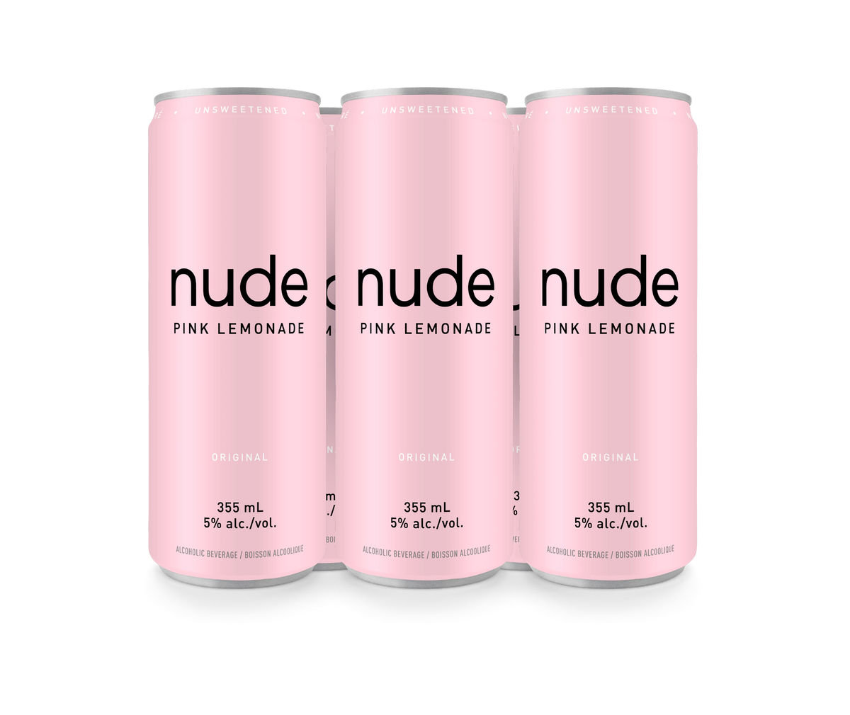 NUDE PINK LEMONADE 355ML 6PK CAN