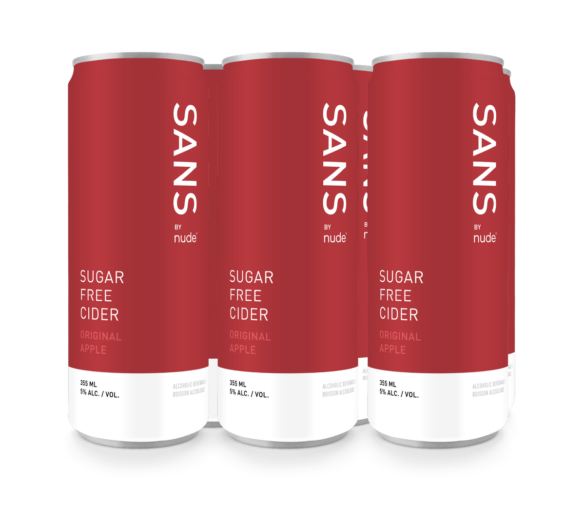 SANS BY NUDE ORIGINAL APPLE CIDER 355ML 6PK CAN