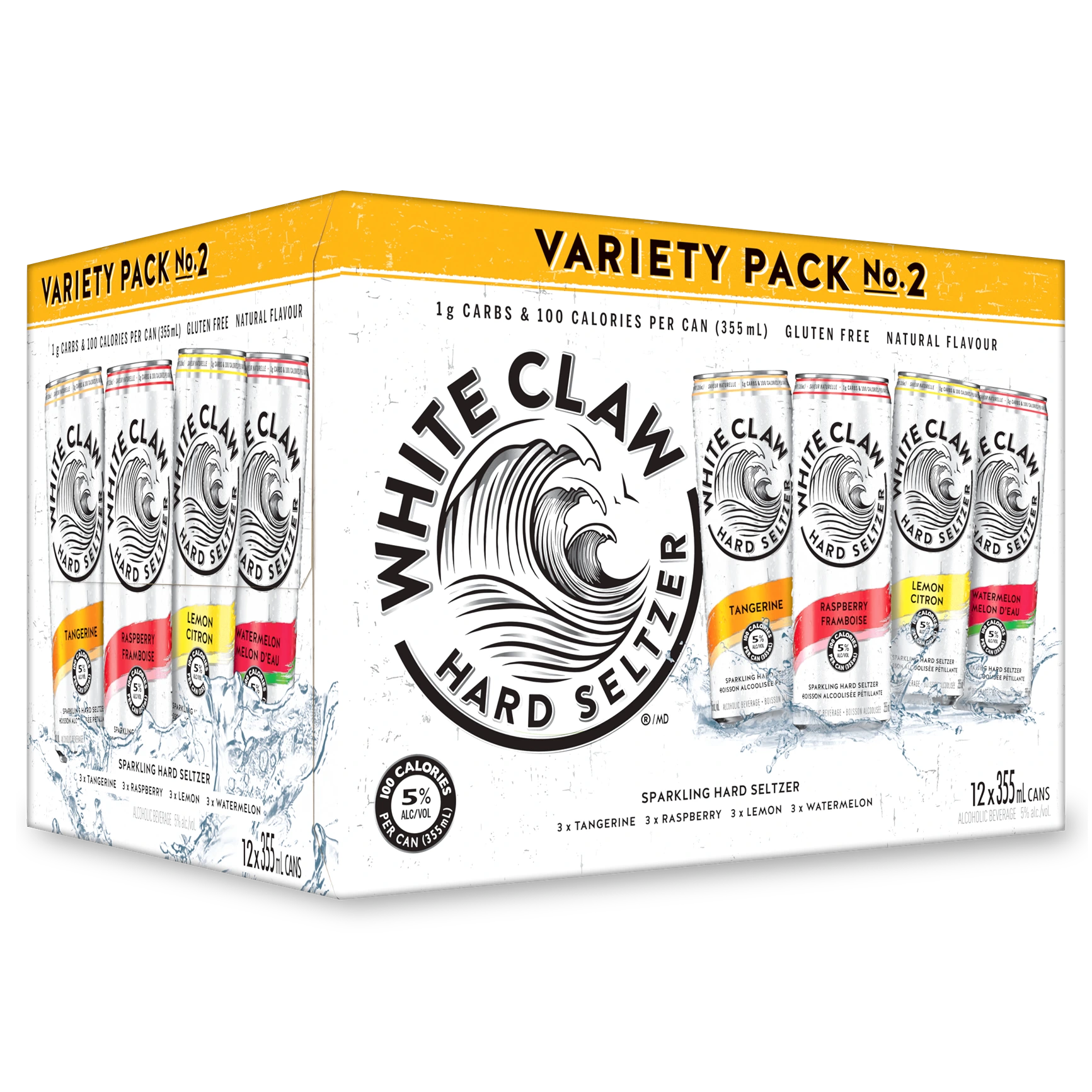 WHITE CLAW HARD SELTZER MIXER NO 2 355ML 12PK CAN