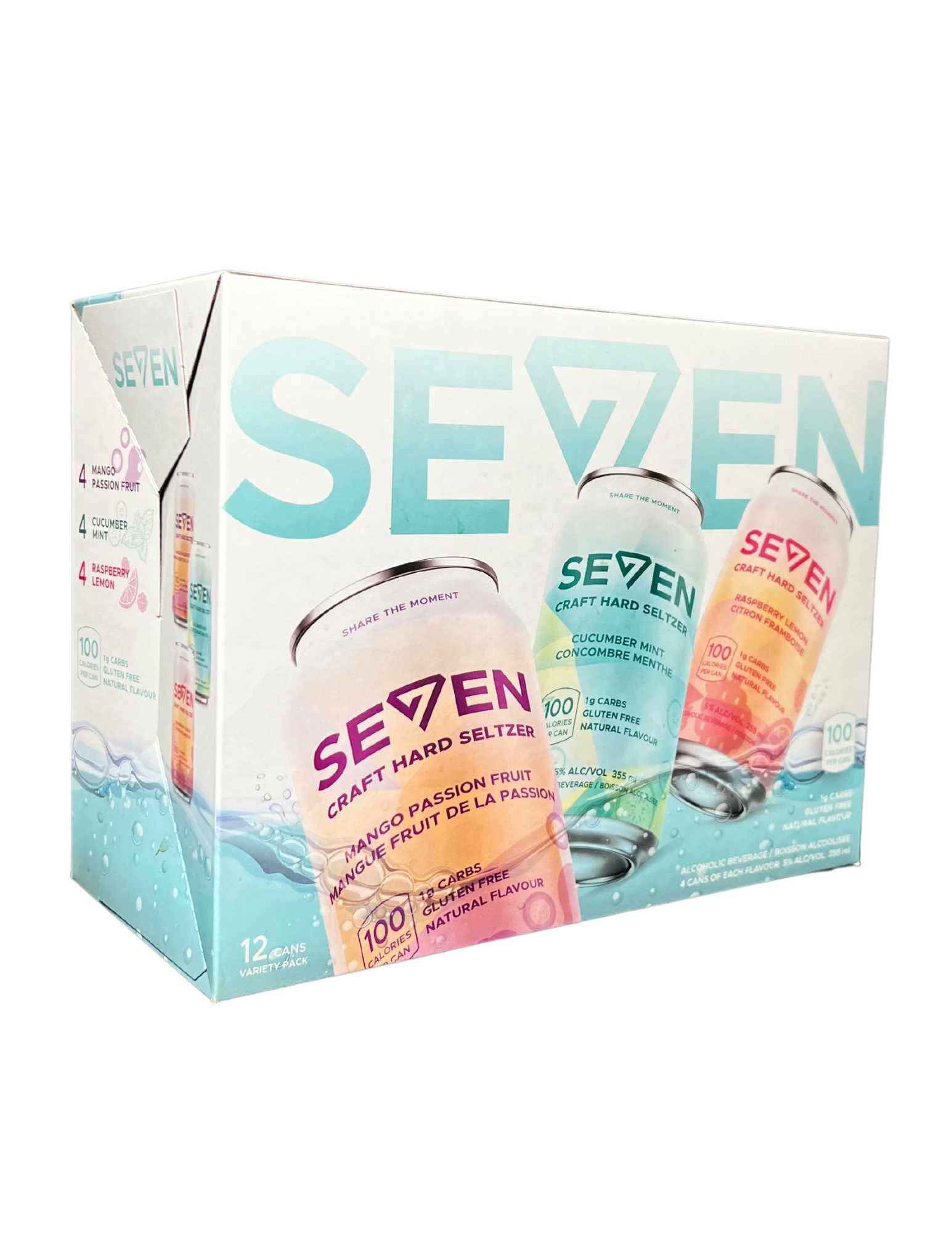 ALLEY KAT SEVEN MIXER SELTZER 355ML 12PK CAN
