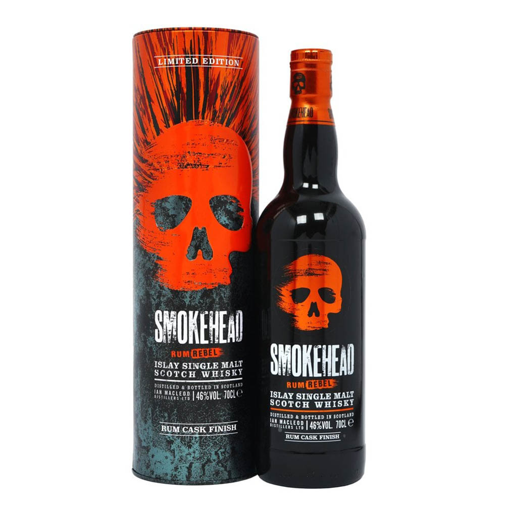 SMOKEHEAD RUM REBEL ISLAY SINGLE MALT 700ML