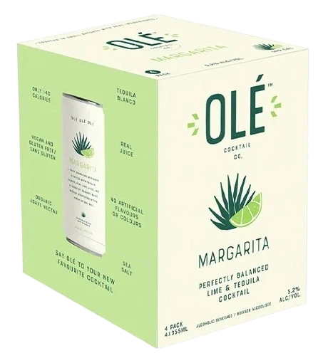 OLE COCKTAIL MARGARITA 355ML 4PK CAN