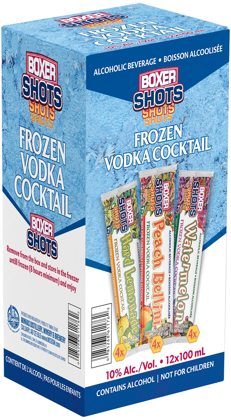 BOXER SHOTS FROZEN VODKA COCKTAIL 100ML