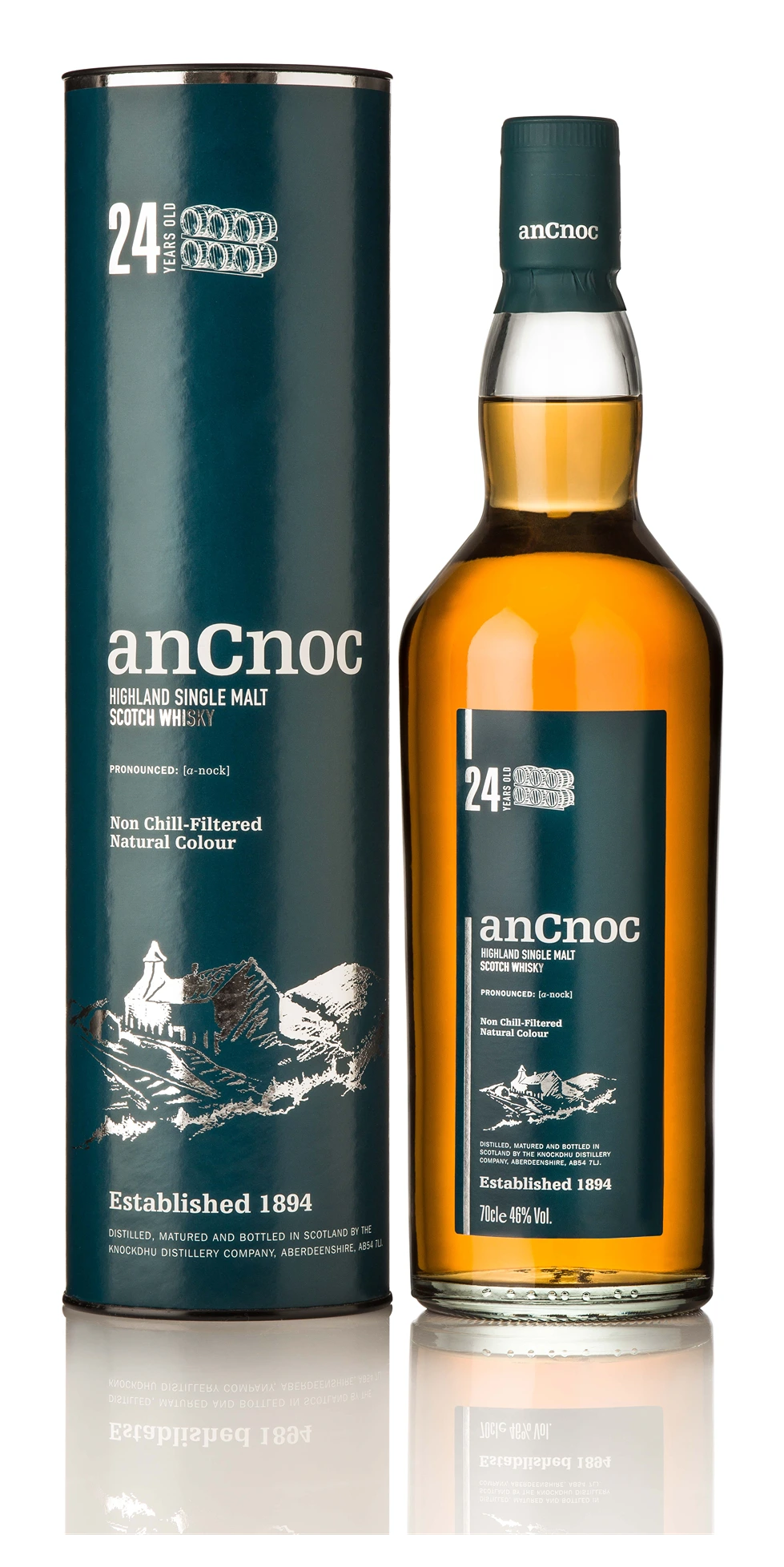 AN CNOC 24YR SPEYSIDE SINGLE MALT SCOTCH WHISKY 700ML