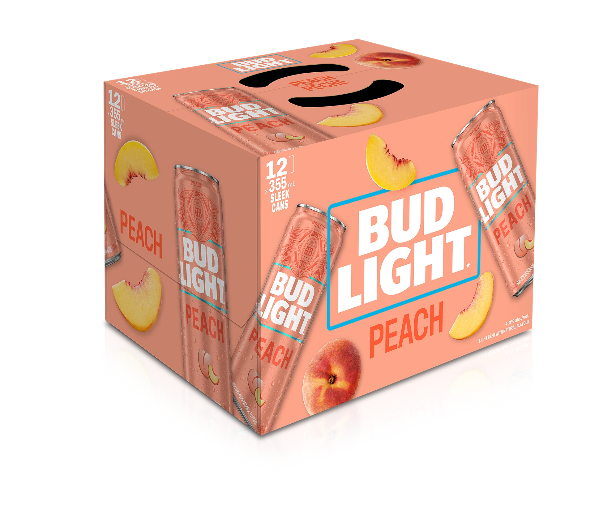 BUD LIGHT PEACH 355ML 12PK CAN