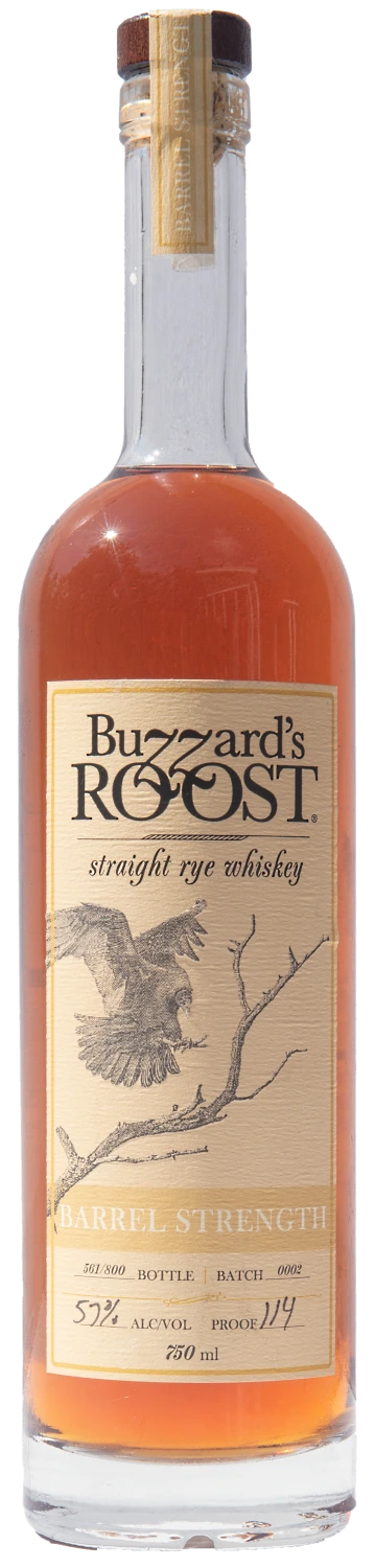 BUZZARDS ROOST BARREL STRENGTH RYE WHISKEY 750ML