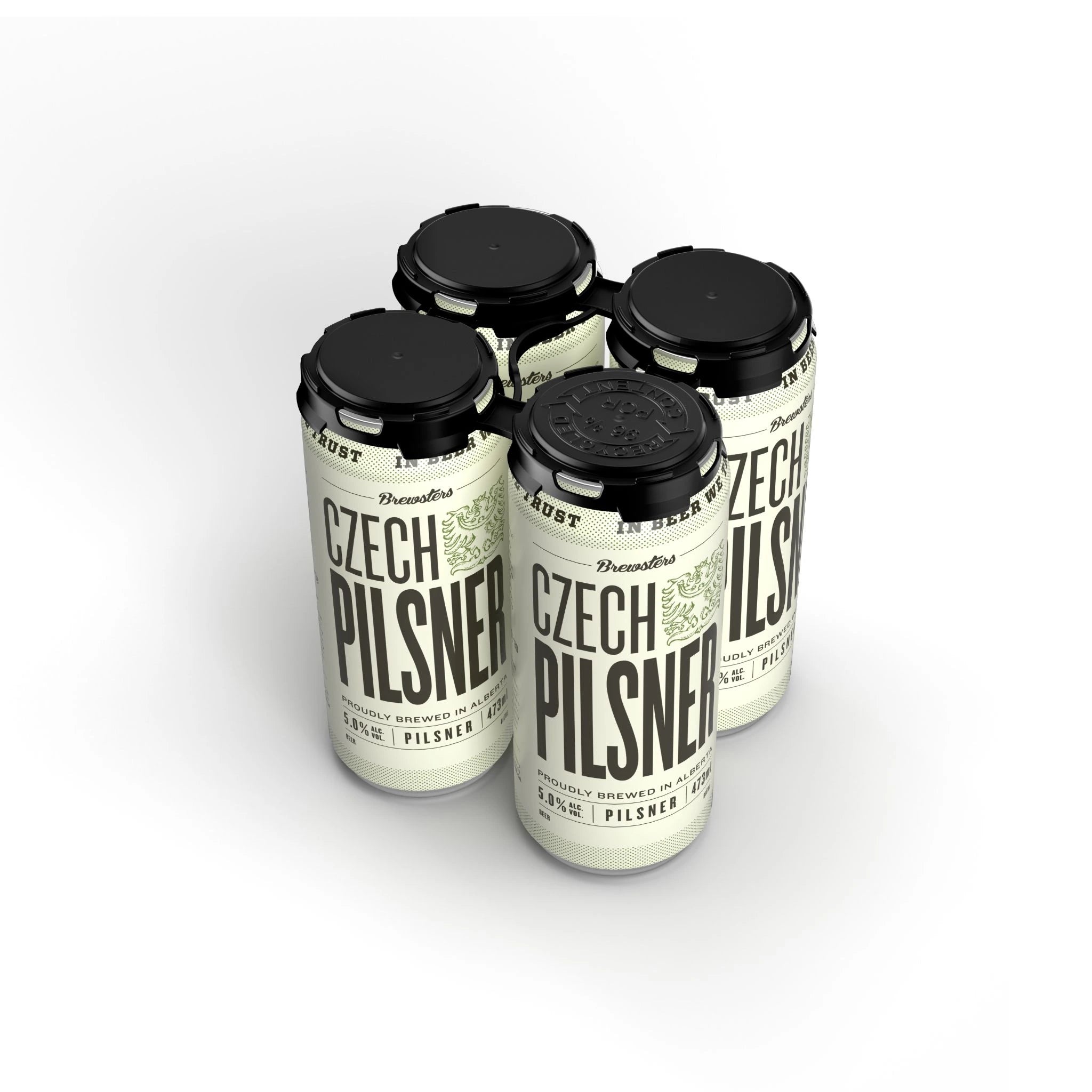 BREWSTERS CZECH PILSNER 473ML 4PK CAN