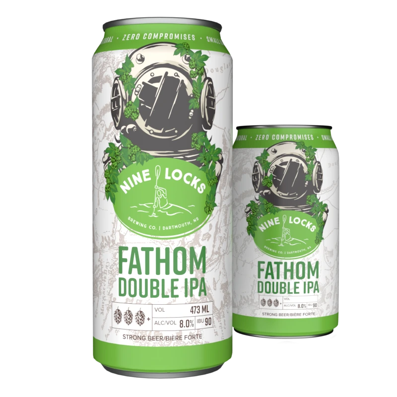 NINE LOCKS FATHOM DOUBLE IPA 473ML CAN
