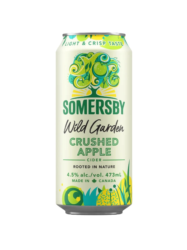 SOMERSBY WILD GARDEN CRUSHED APPLE CIDER 473ML CAN
