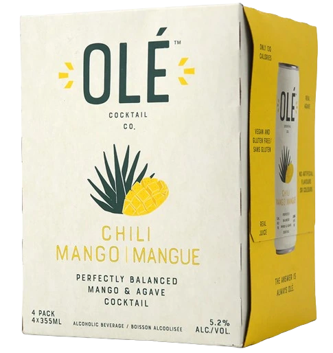 OLE COCKTAIL CHILI MANGO 355ML 4PK CAN