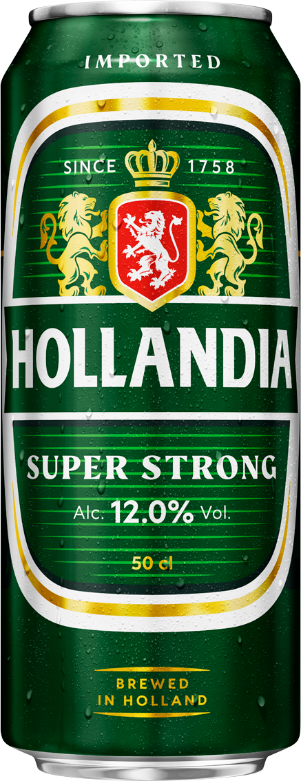 HOLLANDIA SUPER STRONG LAGER 500ML CAN