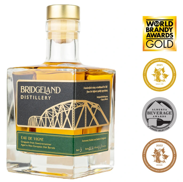 BRIDGELAND EAU DE VIGNE AGED GRAPPOLO 375ML