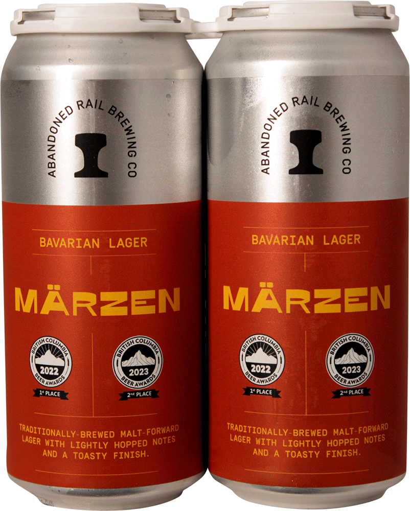ABANDONED RAIL MARZEN BAVARIAN LAGER 473ML 4PK CAN @ Kelowna [1040977]