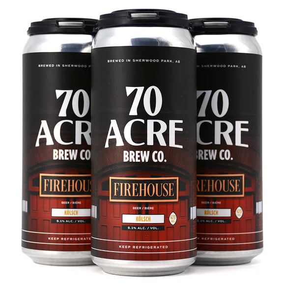 70 ACRE FIREHOUSE KOLSCH 473ML 4PK CAN @ Township [1041183]