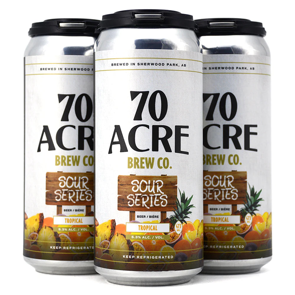 70 ACRE TROPICAL SOUR 473ML 4PK CAN @ MacTaggart Ridge [1041188]