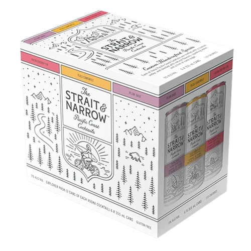 STRAIT & NARROW EXPLORER PACK MIXER 355ML 6PK CAN