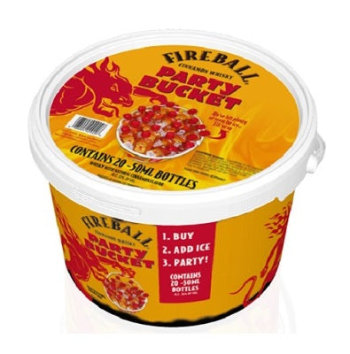Wine and Beyond - FIREBALL PARTY BUCKET 50ML 20PK - Fireball - 1000 ml ...