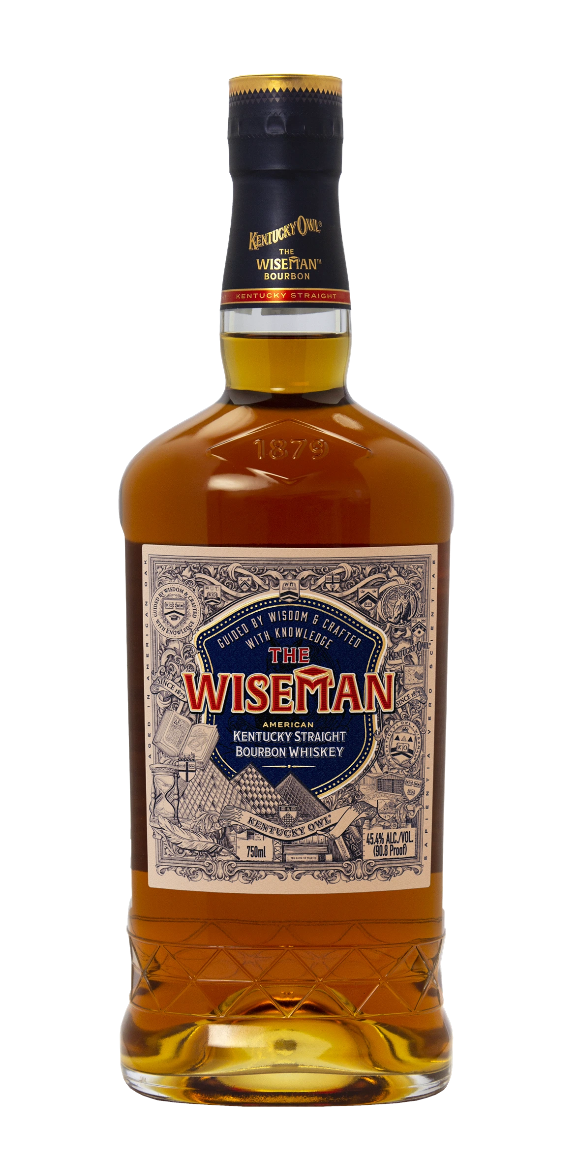 KENTUCKY OWL WISEMAN BOURBON WHISKEY 750ML