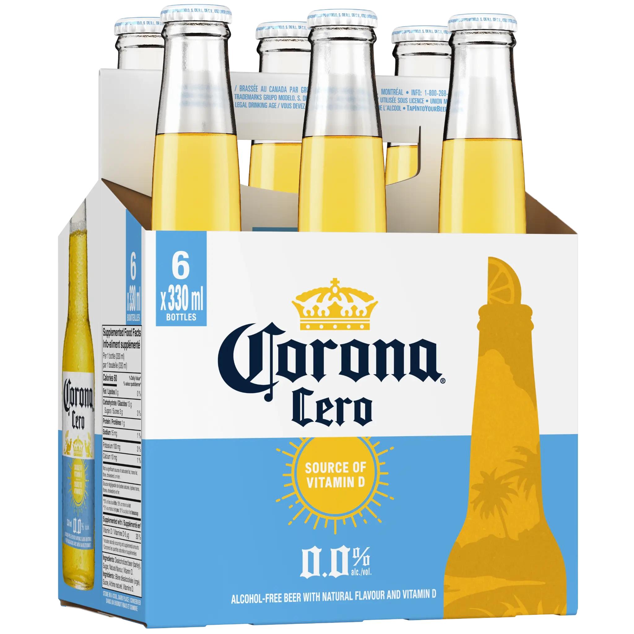 CORONA CERO 0.0% NON ALC 330ML 6PK BT