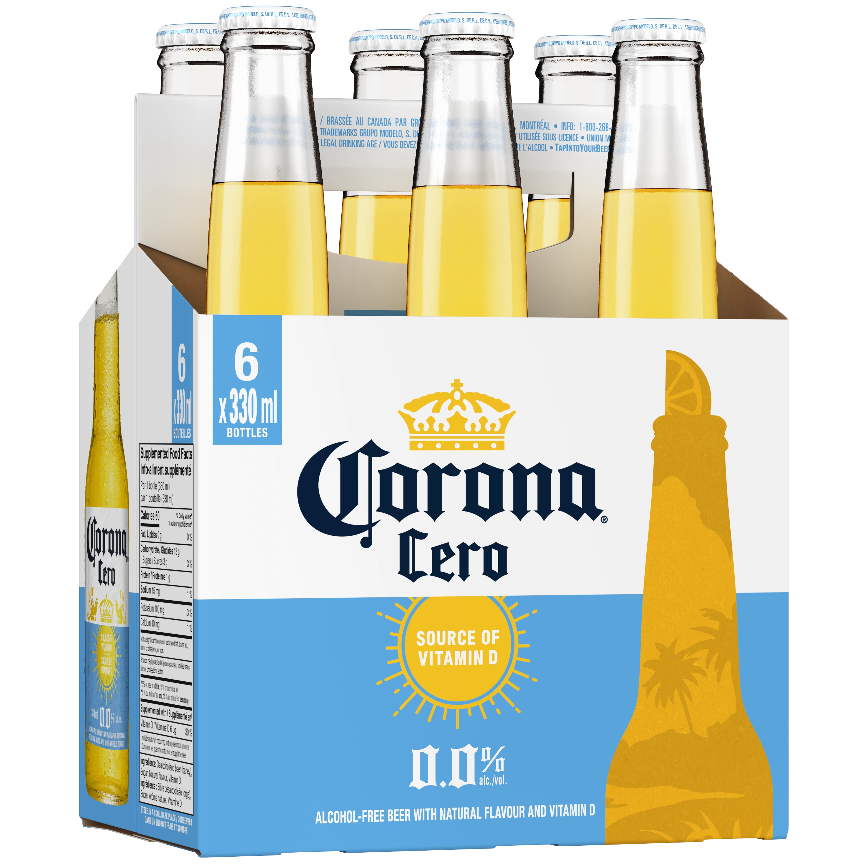 CORONA CERO 0.0% NON ALC 330ML 6PK BT