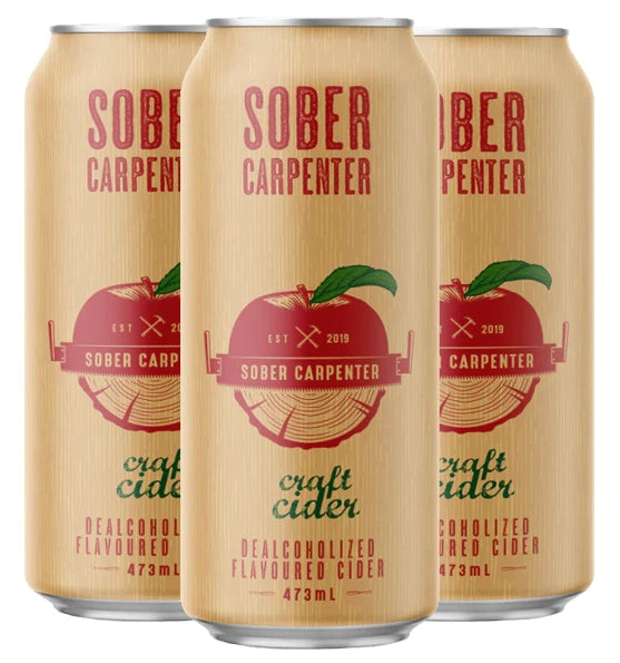 SOBER CARPENTER NON ALC CIDER 473ML 4PK CAN