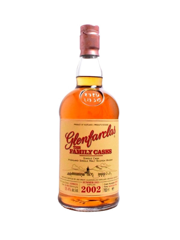 GLENFARCLAS FAMILY CASK 2002 S21 SINGLE MALT SCOTCH 700ML