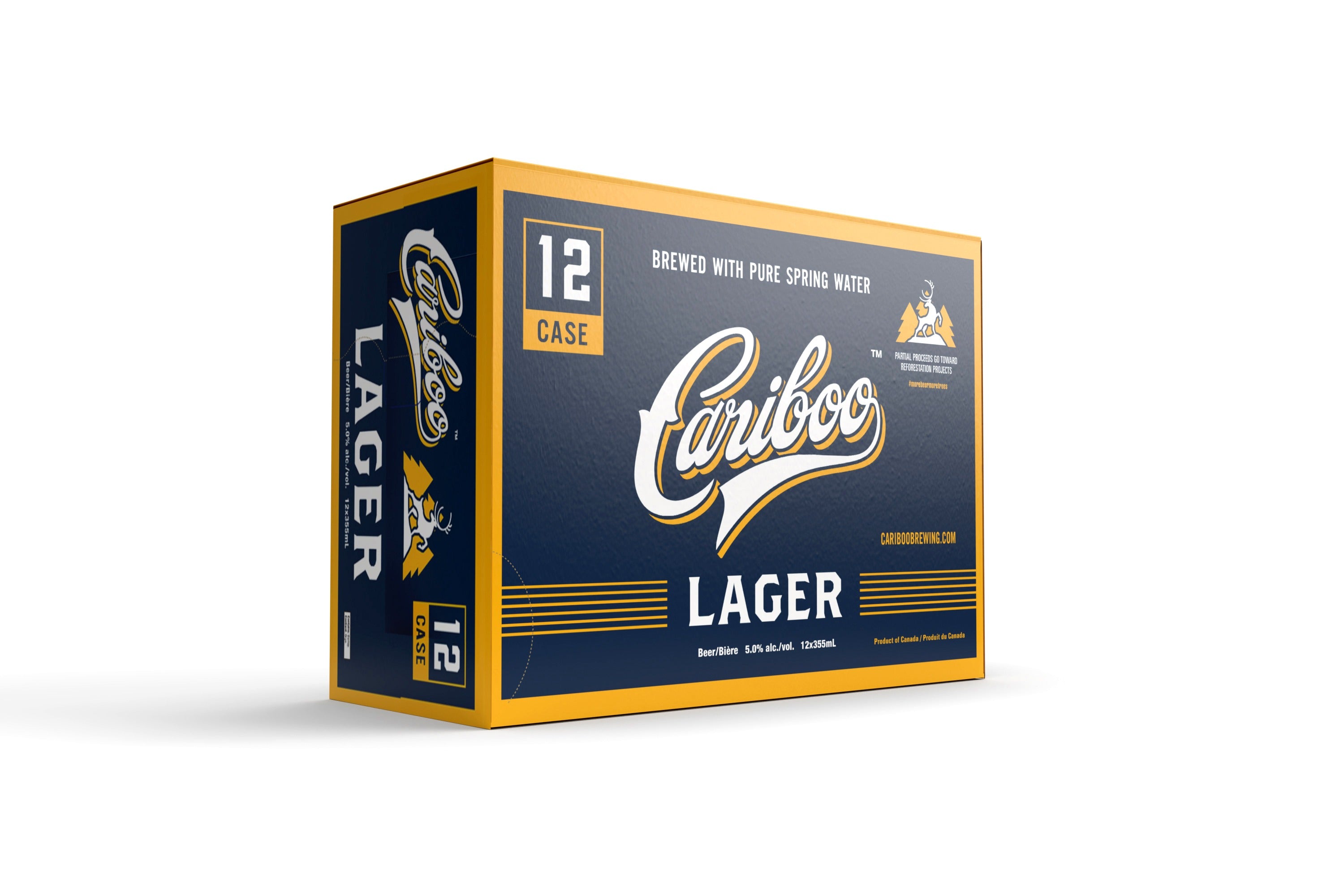 CARIBOO LAGER 355ML 12PK CAN