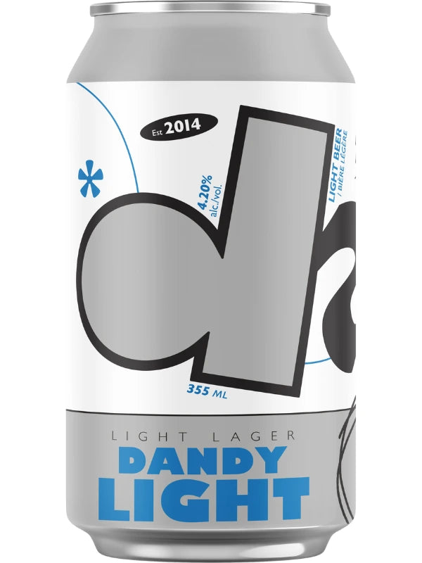 DANDY LIGHT LAGER 355ML 6PK CAN